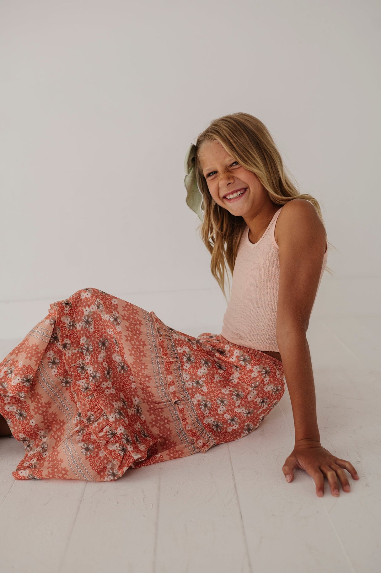 Tiered Maxi Skirt