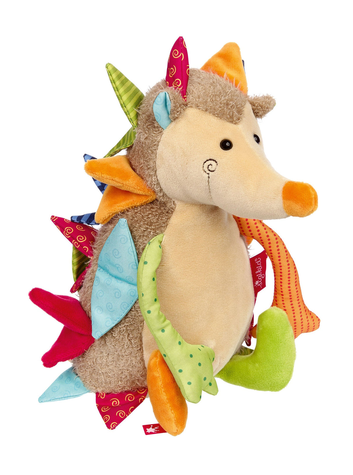 Patchwork Hedgehog Plush Toy - HoneyBug