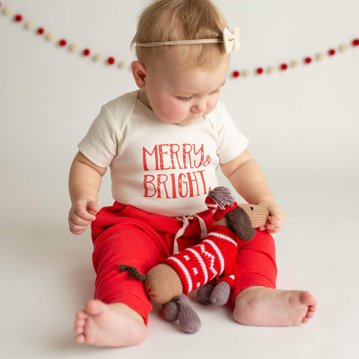 graphic bodysuit | merry & bright - HoneyBug