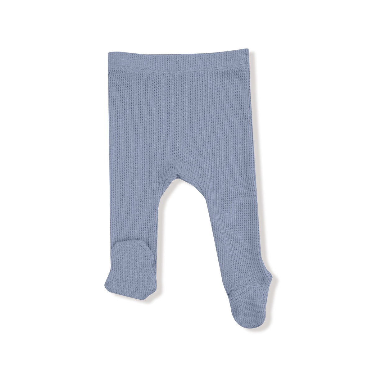 2 Piece Long Sleeve Kimono Footed Pant - Blue Blizzard - HoneyBug