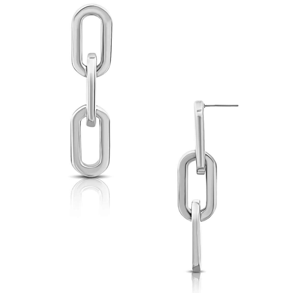 Gage Oversized Link Earring - HoneyBug
