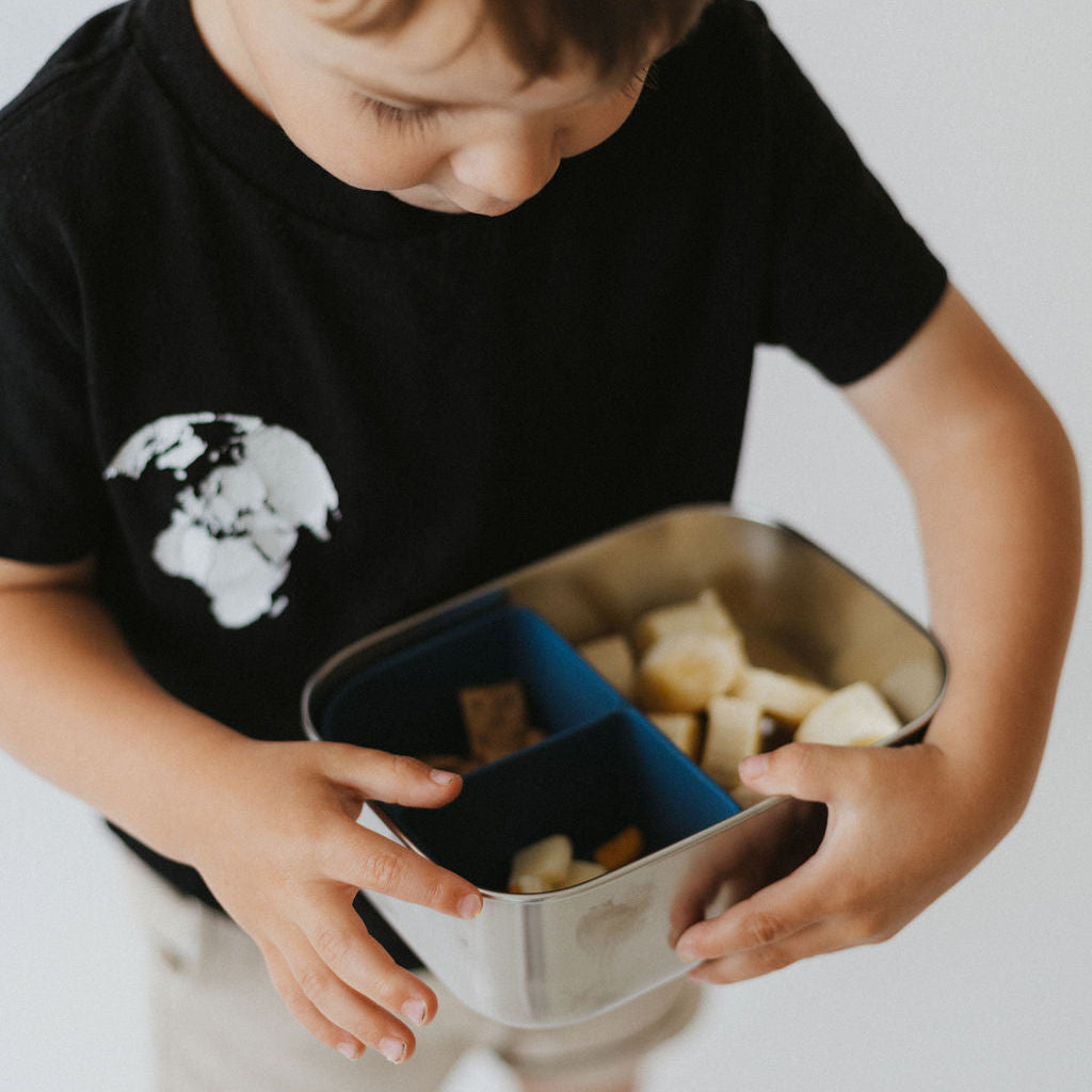 Stainless steel & Silicone Bento box