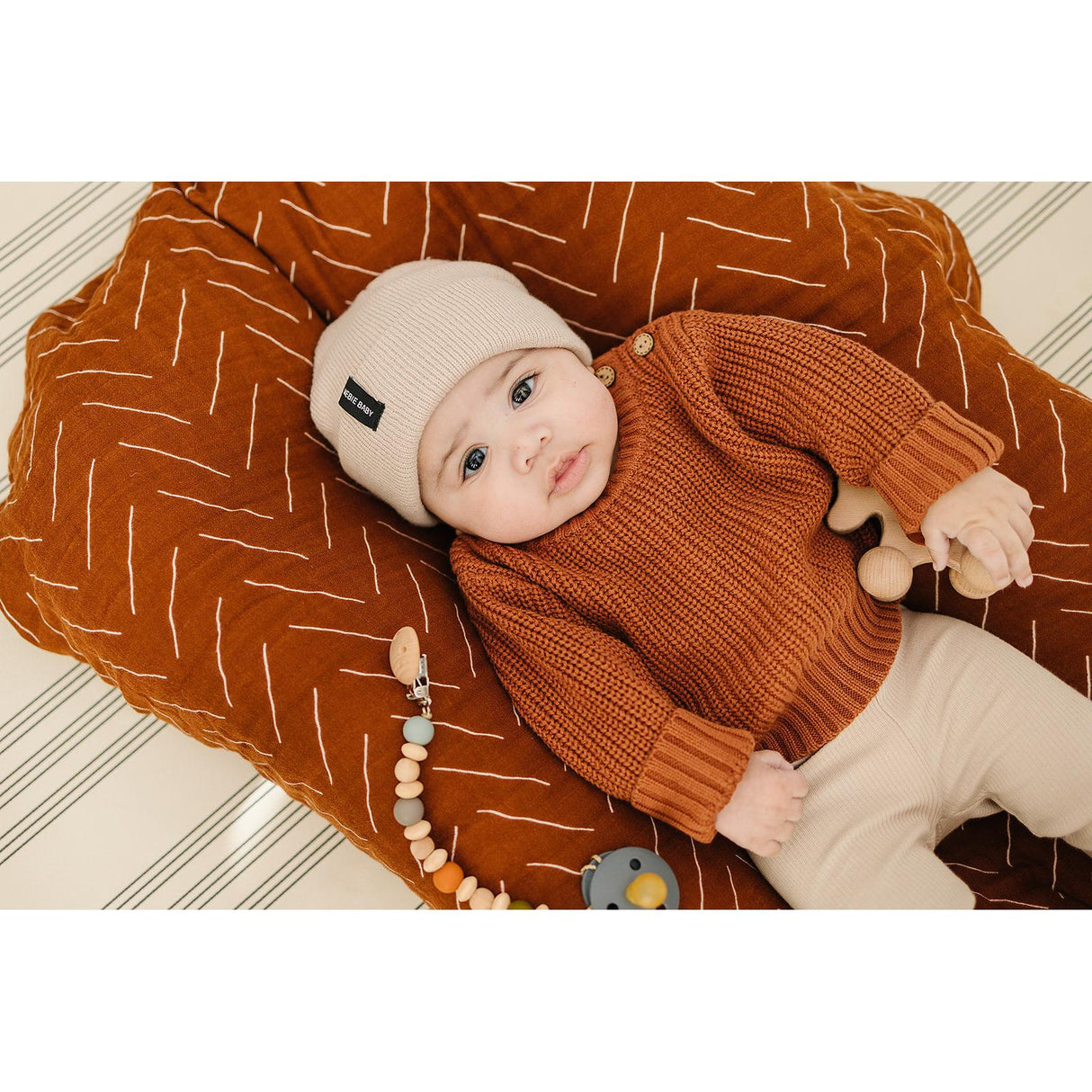 Oatmeal Organic Leggings - HoneyBug