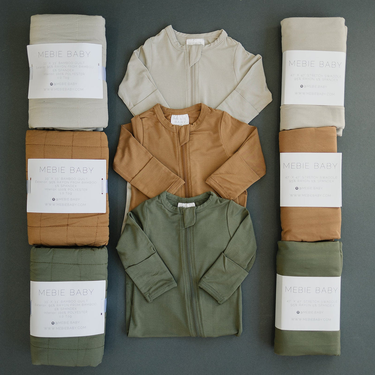 Mustard Bamboo Footed Zipper - HoneyBug