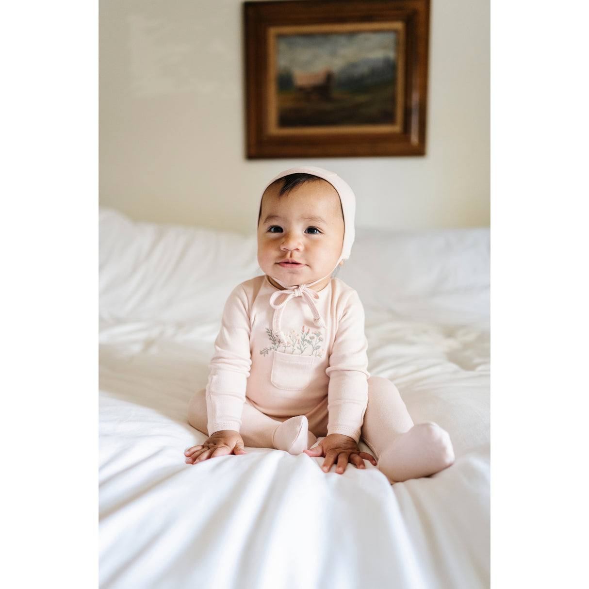 Cotton - Pocket Full of Flowers Collection - Blanket - HoneyBug