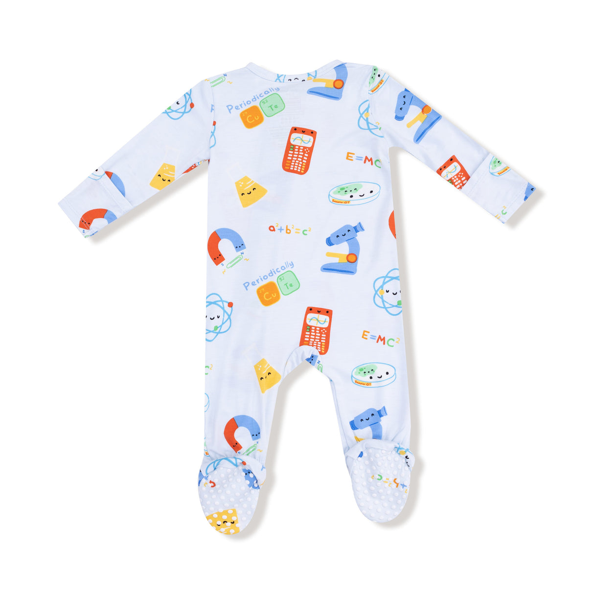2 Way Zipper Footie - Future Scientist - Blue - HoneyBug