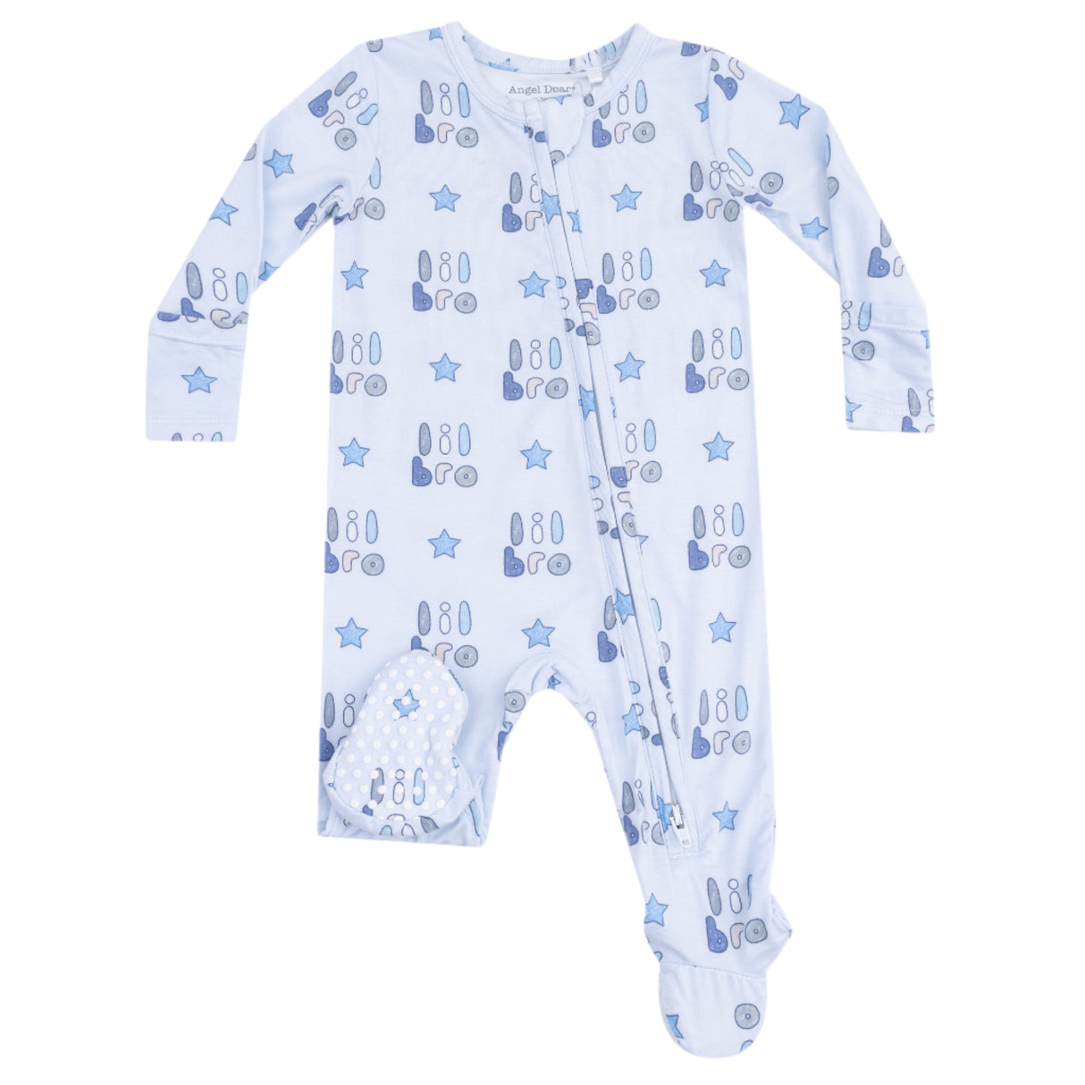 2 Way Zipper Footie - Lil Bro - HoneyBug