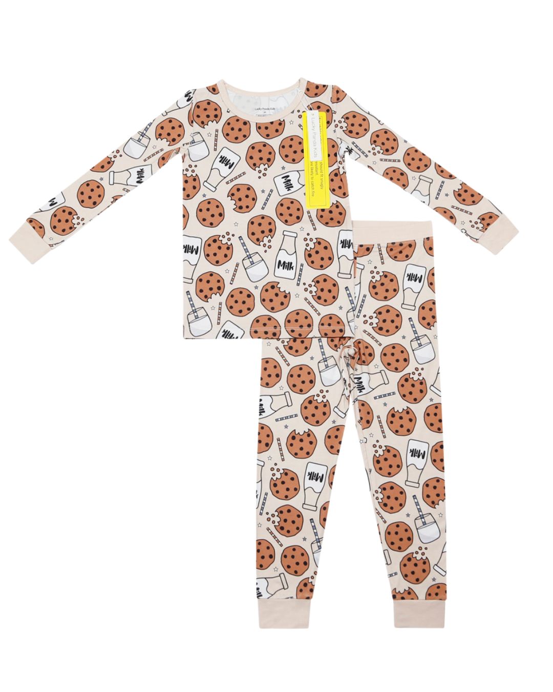 Bamboo Two Piece Set | Milk & Cookies - HoneyBug