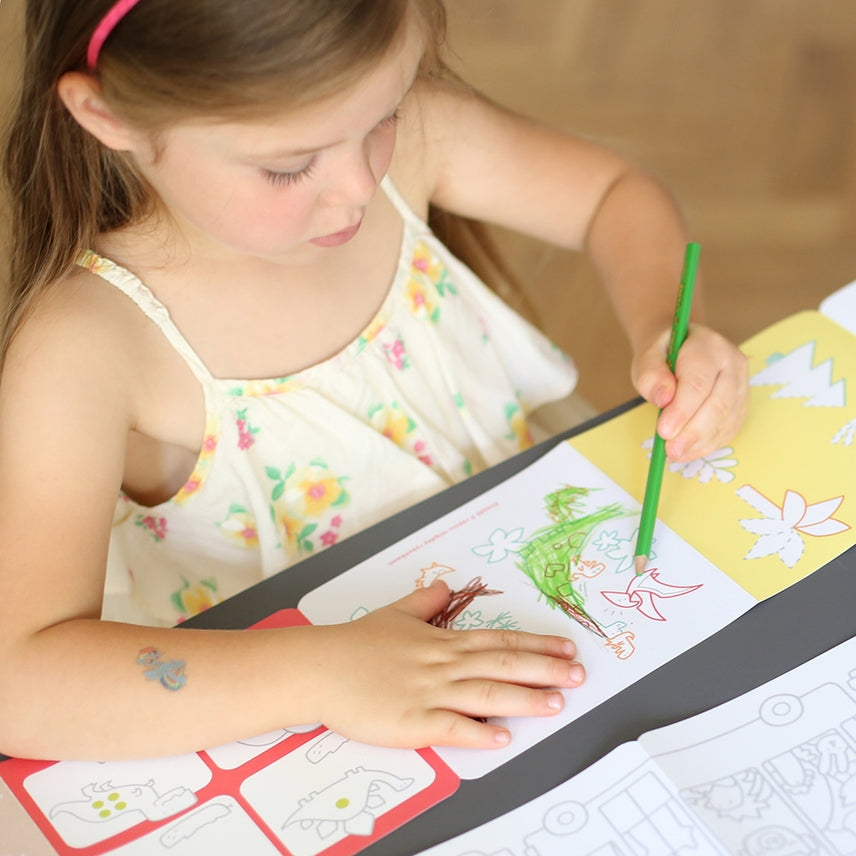 Looong Coloring Books - I Love Coloring - Dinosaurs - HoneyBug
