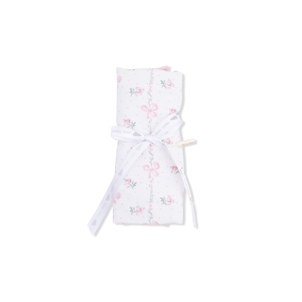 Dainty Buds and Bows - Ruffle Burp Cloth