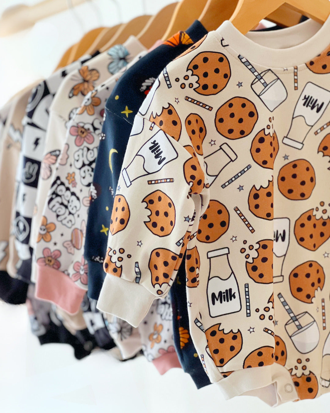 Bubble Romper | Milk & Cookies - HoneyBug