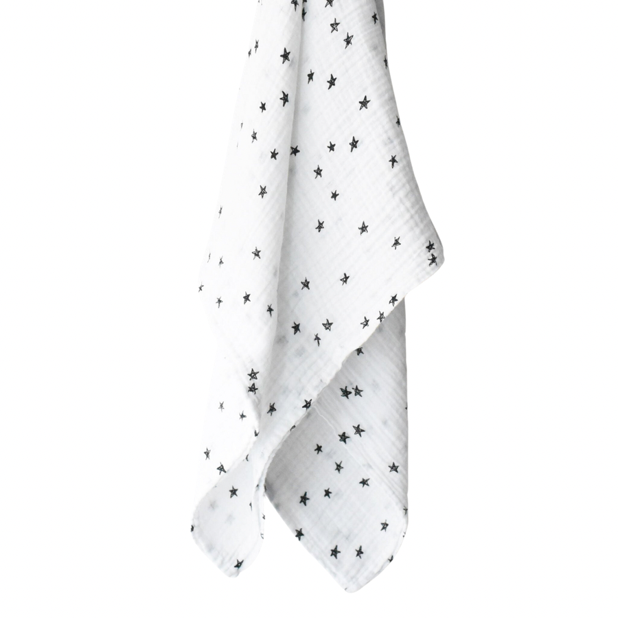Organic Muslin Swaddle - Stars - HoneyBug
