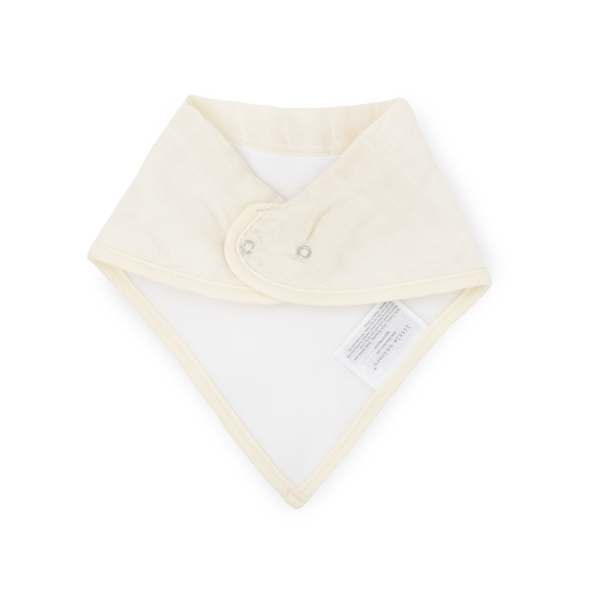 Cotton Muslin + Fleece Bandana Bib 4 Pack - Pressed Petals - HoneyBug