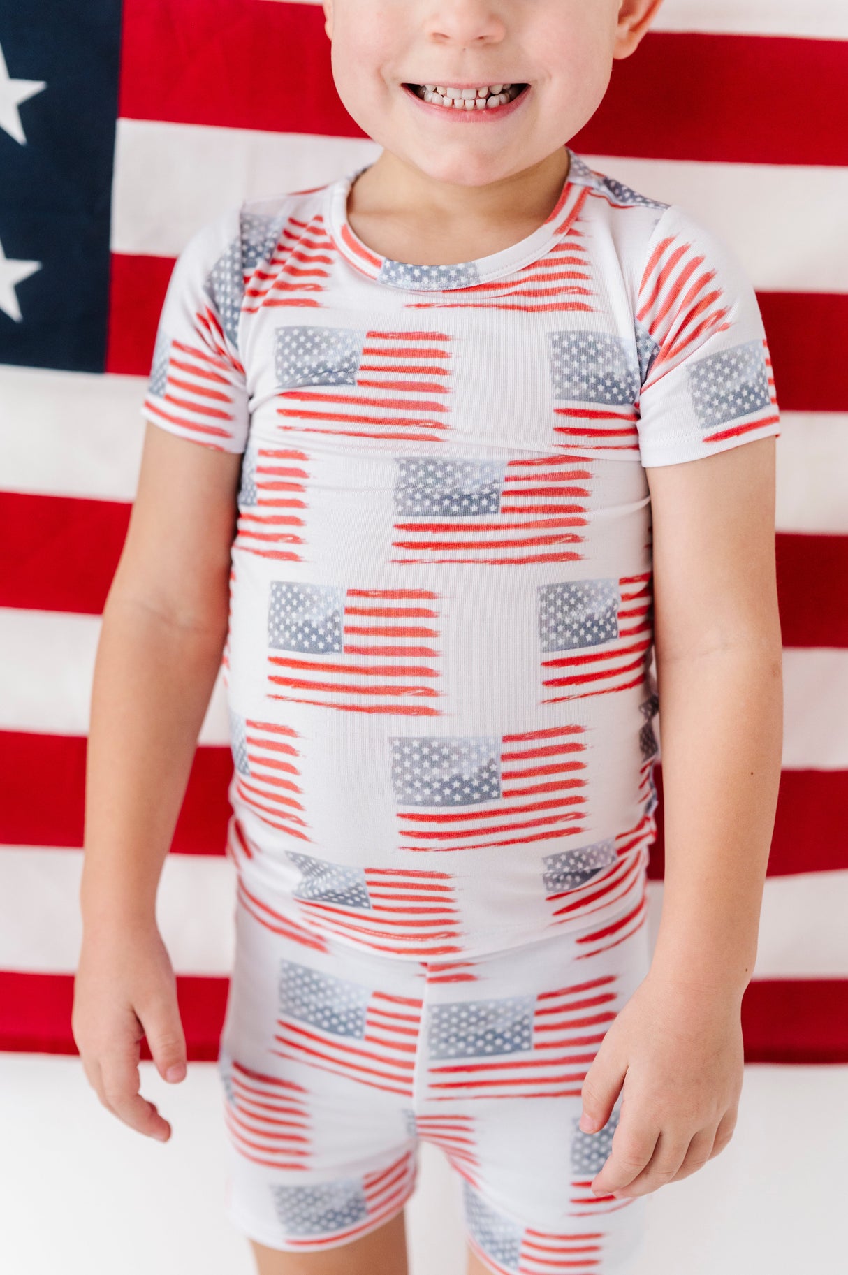American Flag Short Set - HoneyBug