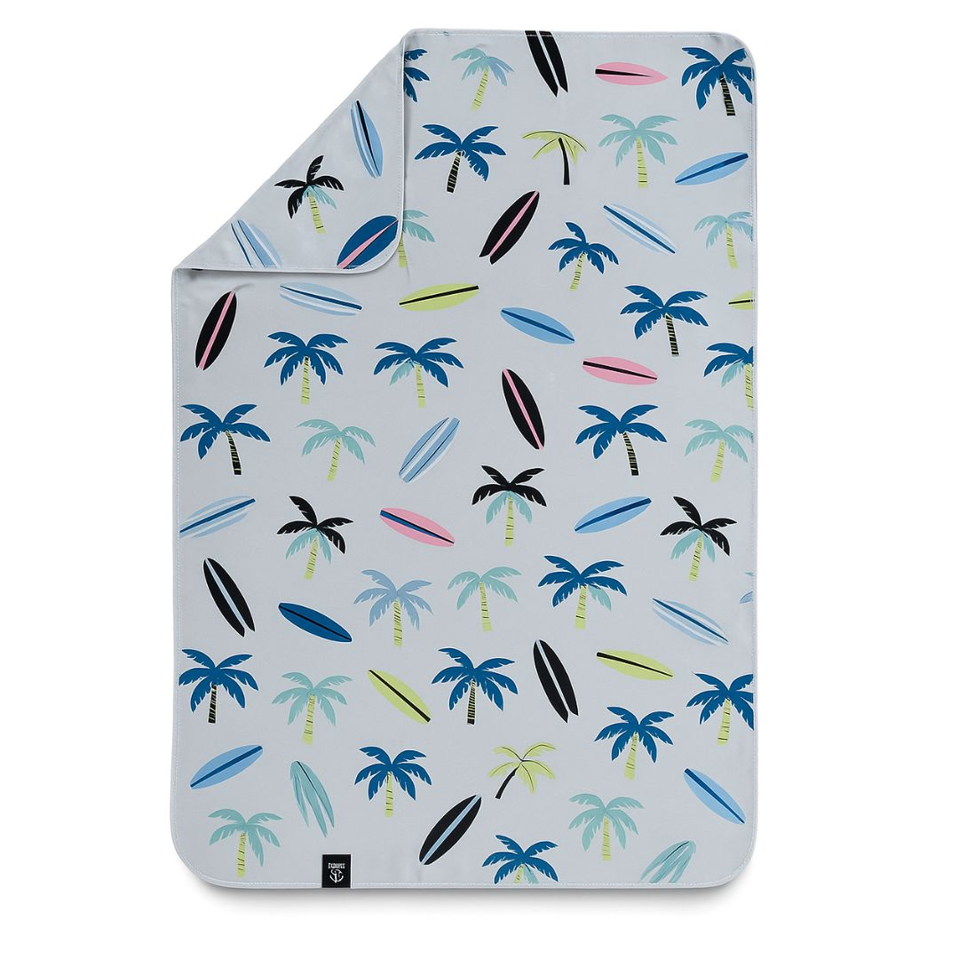 Surf's Up Beach Towel with Hood - HoneyBug