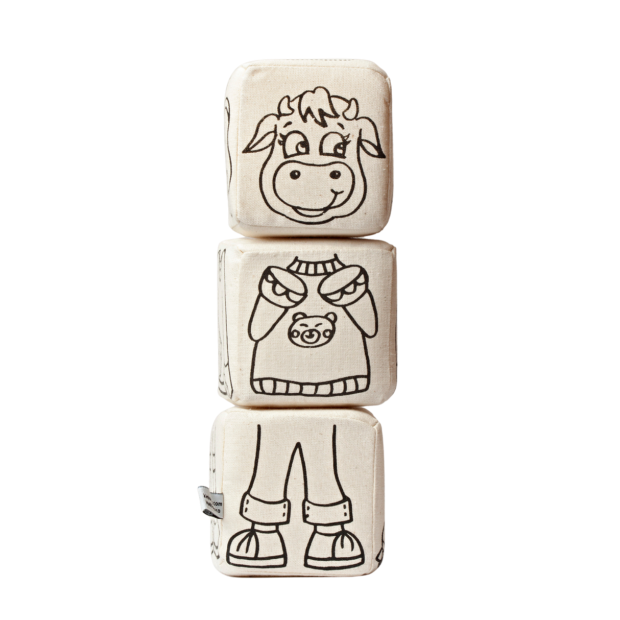 Kiboo Kids Blocks with Magnets - Animal Set - HoneyBug