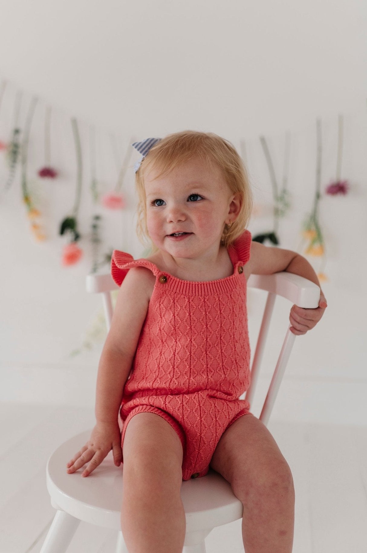Baby Girl Knit Sweater Bodysuit
