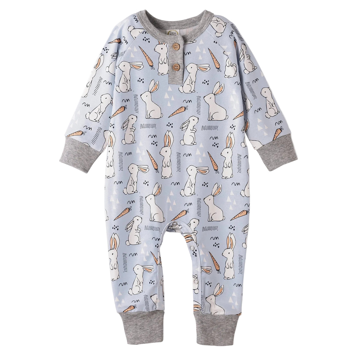 Cottontail Crew Bamboo Henley Easter Romper for Baby