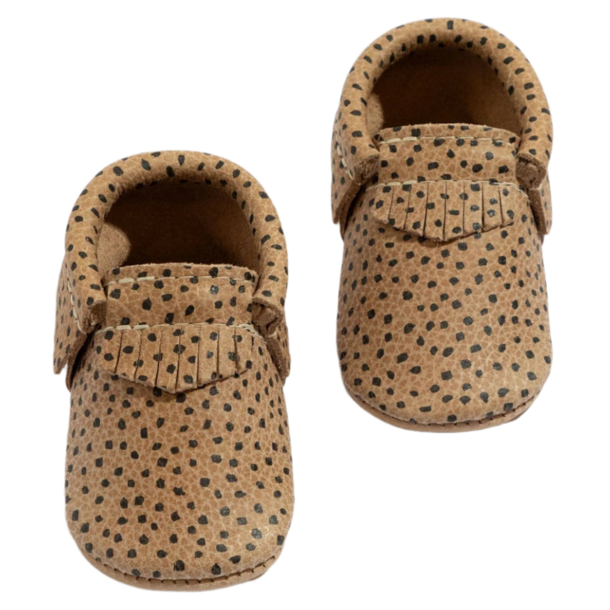 Almond Speckles Moccasin Baby Shoe - HoneyBug