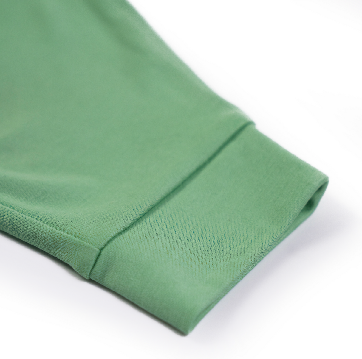 100% Peruvian Pima Cotton Jogger pants in Grass Green - HoneyBug