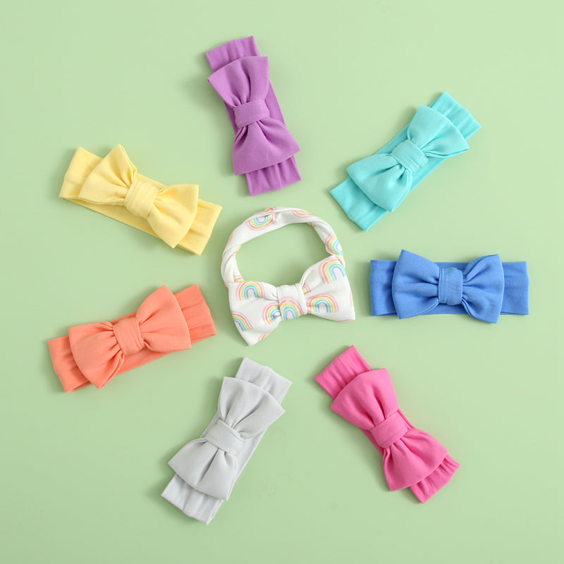 Comfy Gray Baby Headband - HoneyBug