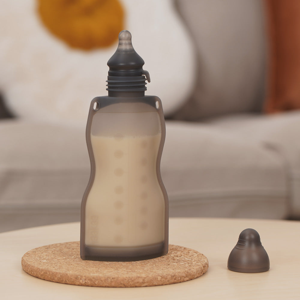 Haakaa Silicone Squeeze & Feed Attachment Set - HoneyBug