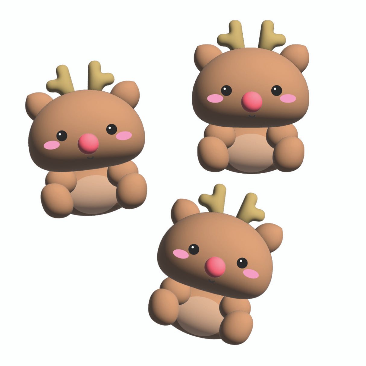 Sticky Bubble Blobbies - Reindeer - HoneyBug