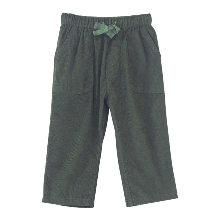 Baby Pants | Pine Green Corduroy - HoneyBug