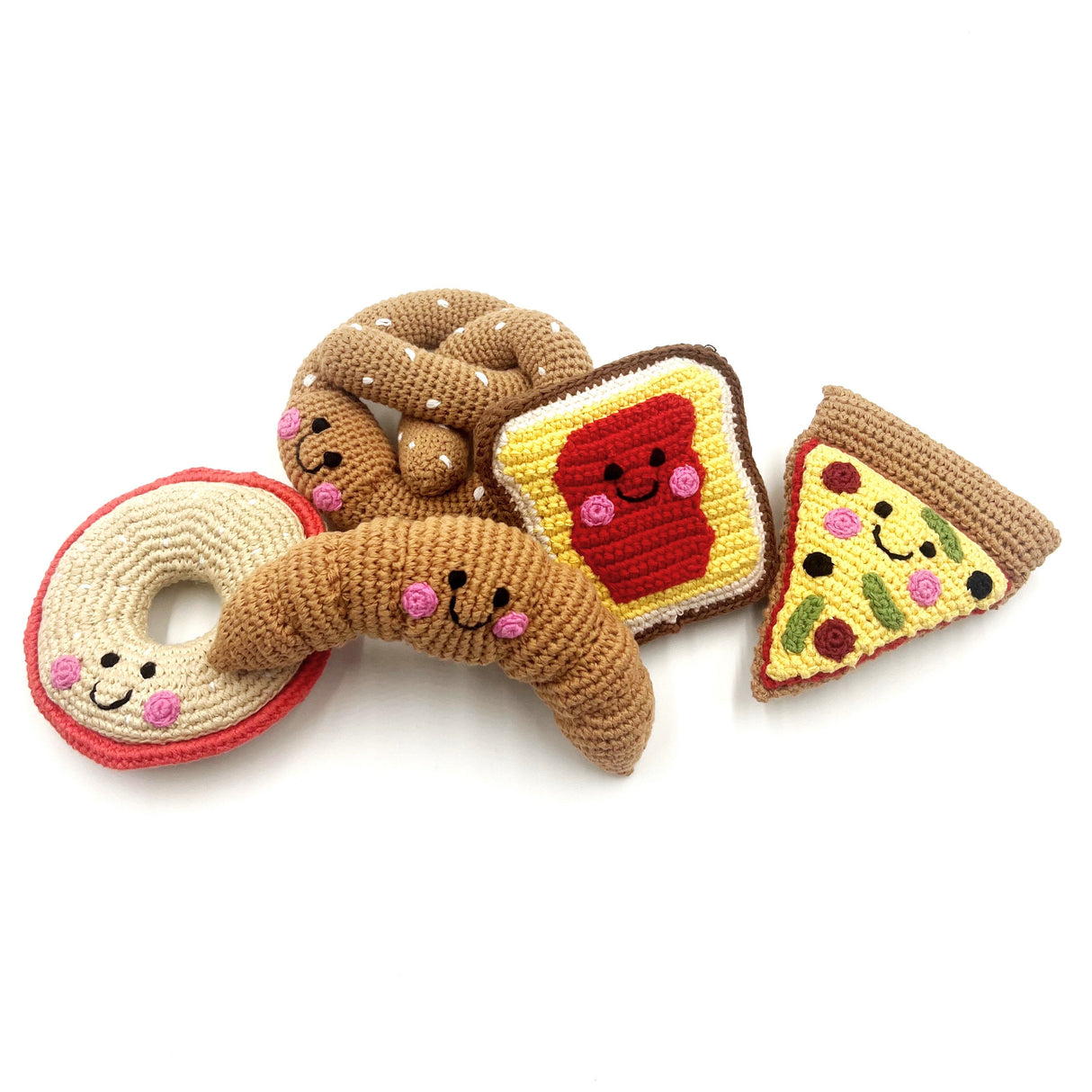 Pretend Play Food Rattle - Croissant - HoneyBug
