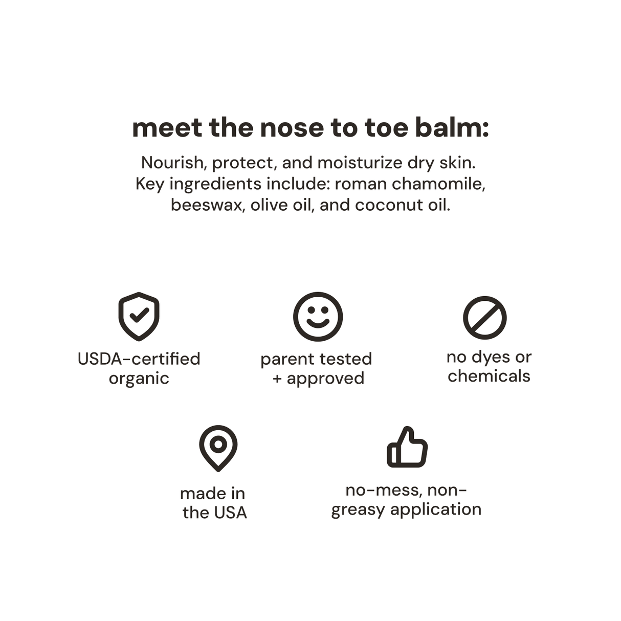 oogiebear nose to toeβ’ balm