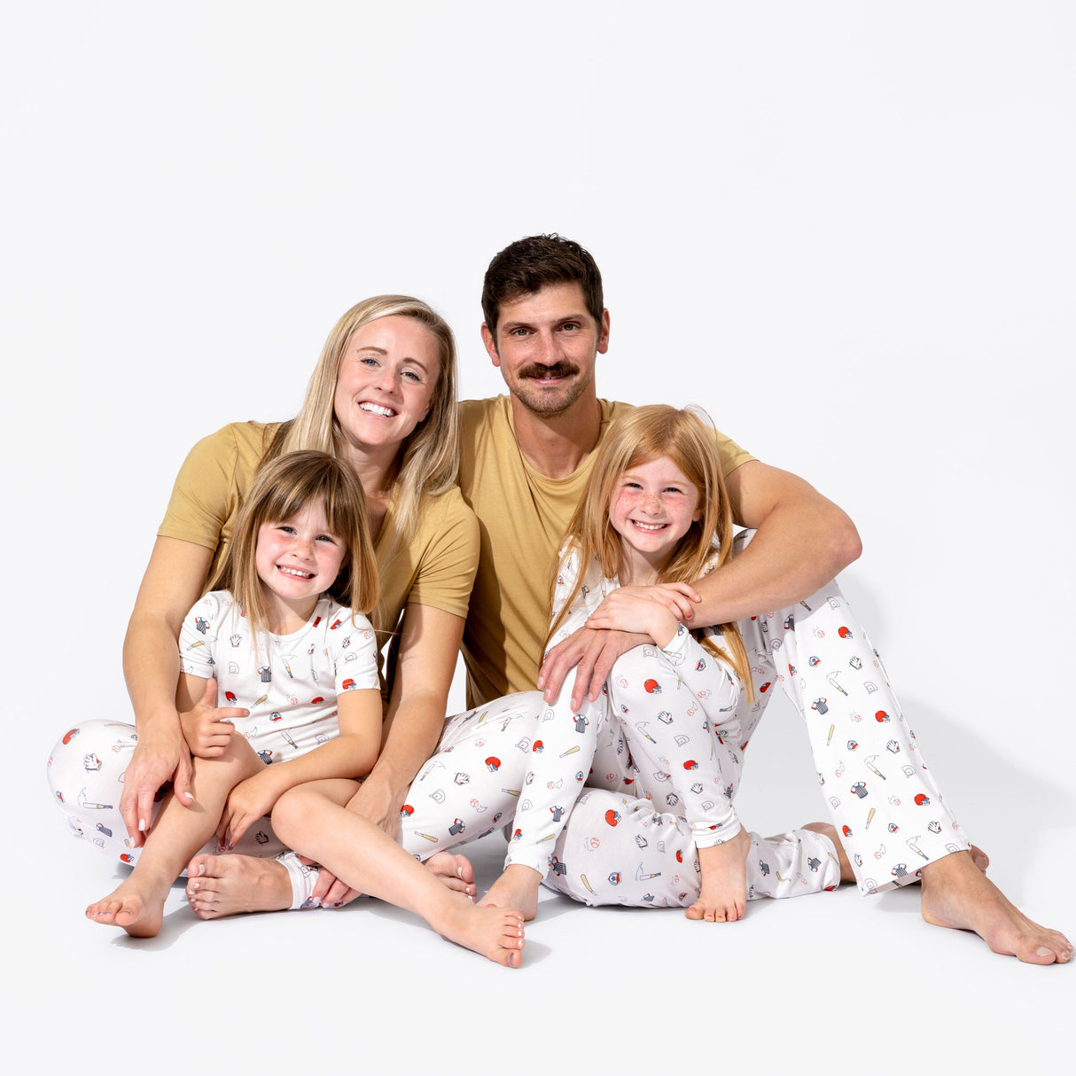 Baseball Bamboo Men's Pajama Set - HoneyBug