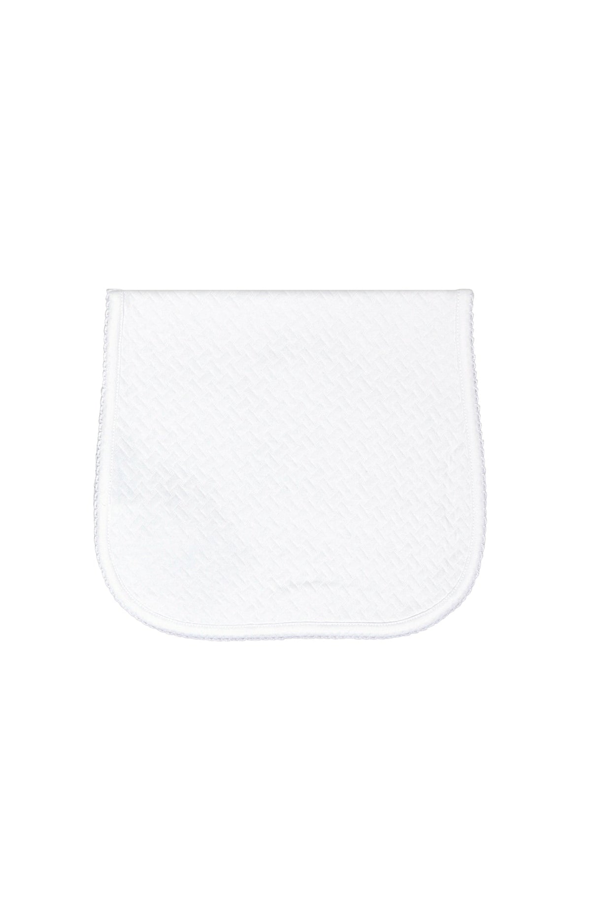 Basket Weave Baby Burp Cloth - HoneyBug