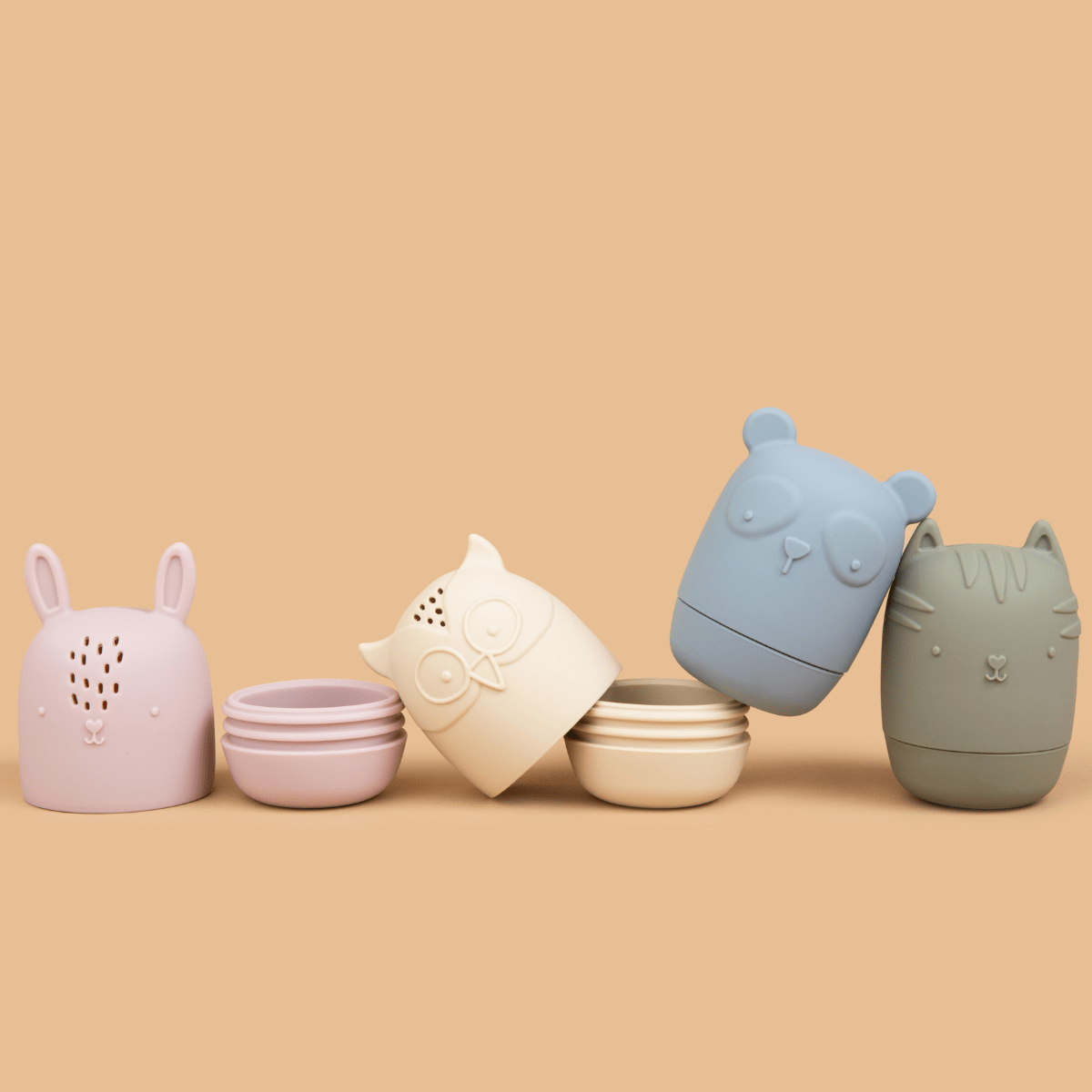 Bath Buddies Silicone Water Toys - HoneyBug