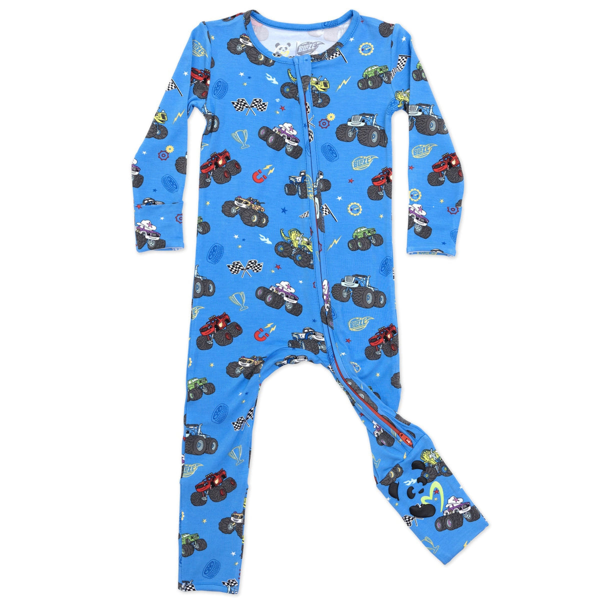 Blaze and the Monster Machines Bamboo Convertible Footie - HoneyBug