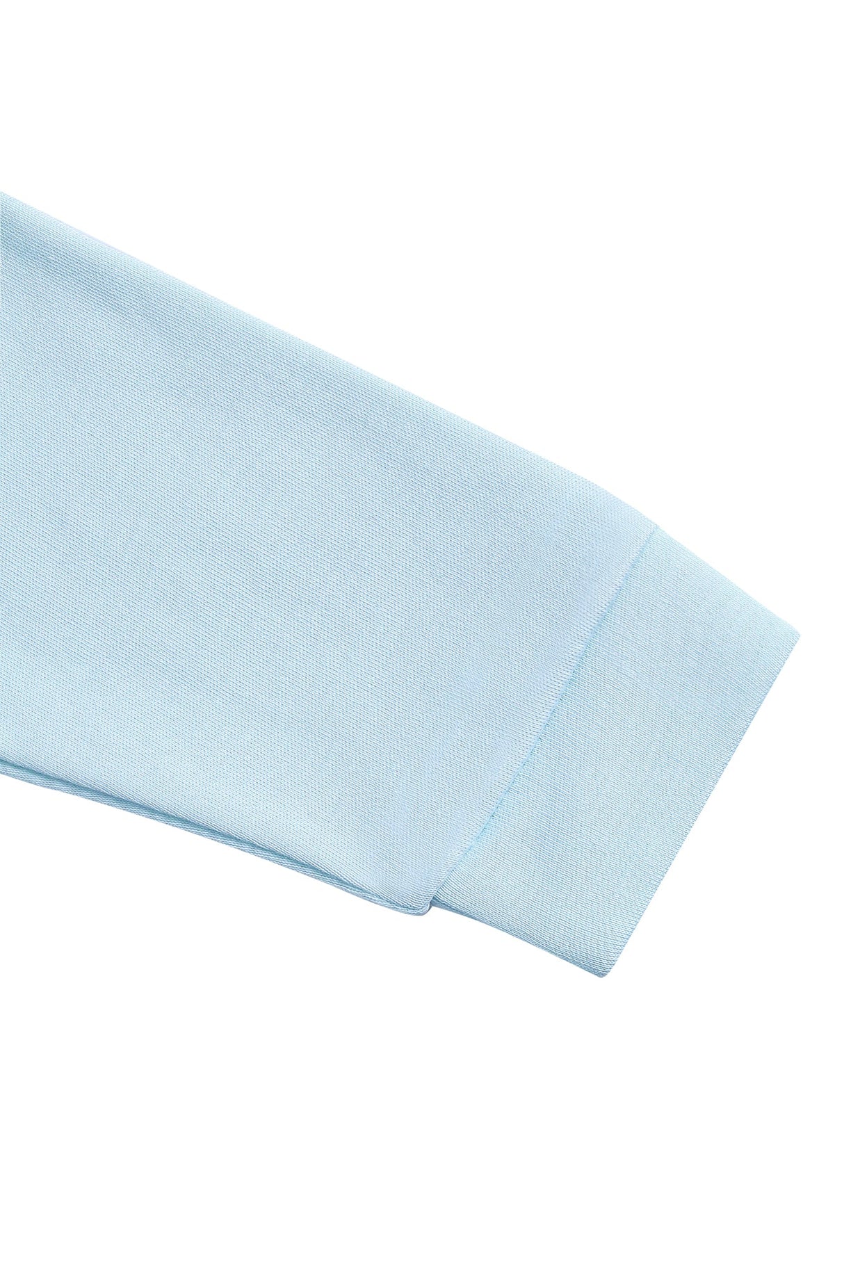 Blue Puppy Love Embroidery Romper LS - HoneyBug