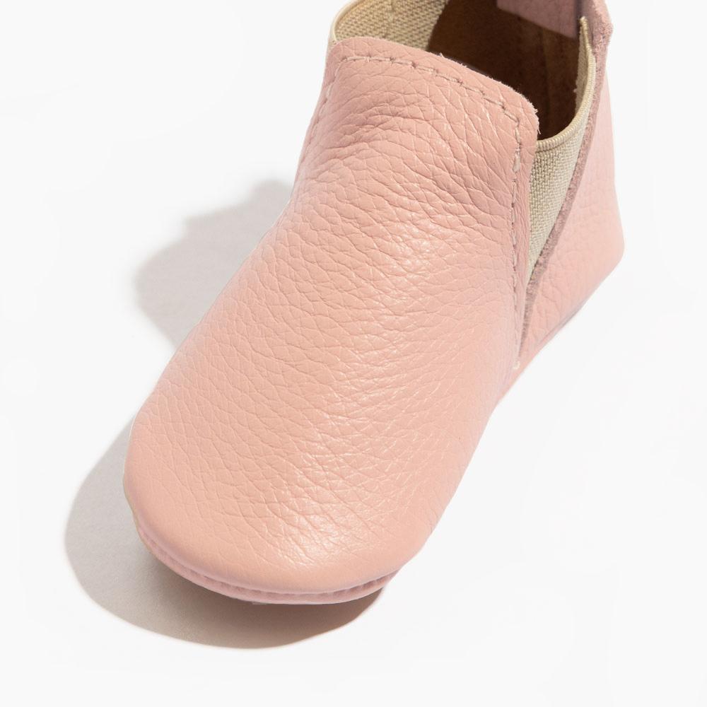 Blush Chelsea Boot Baby Shoe - HoneyBug