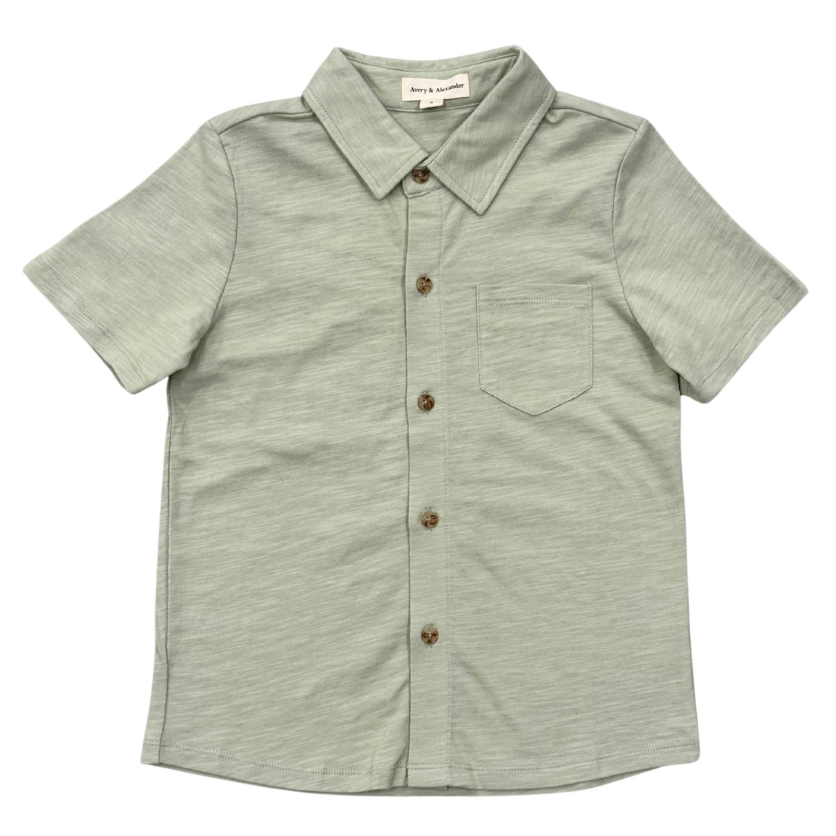 Boy's Collar Button Shirt