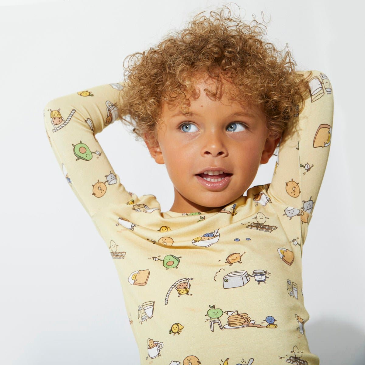 Love You Brunches Bamboo Kids Pajamas - HoneyBug