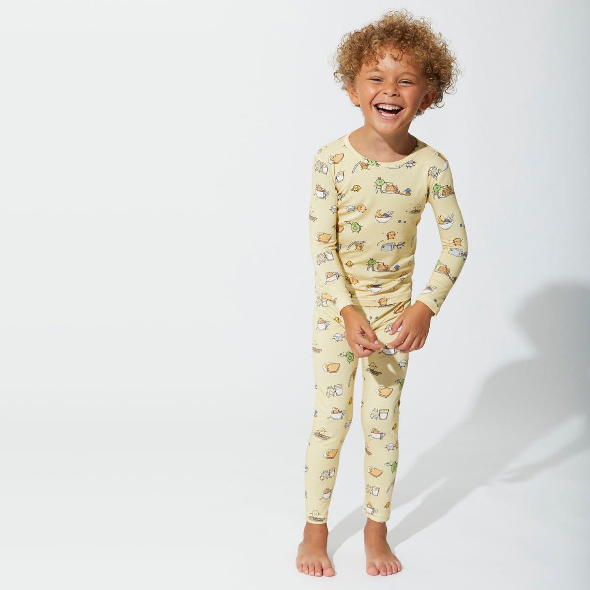 Love You Brunches Bamboo Kids Pajamas - HoneyBug