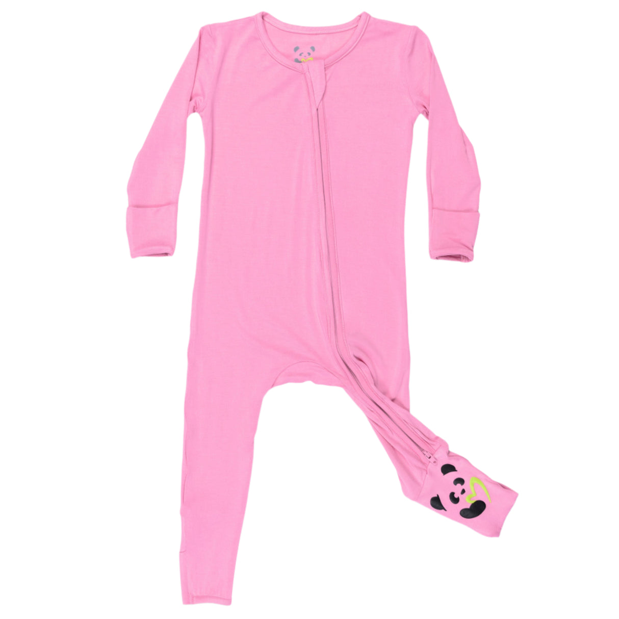 Bubblegum Pink Bamboo Convertible Footie - HoneyBug