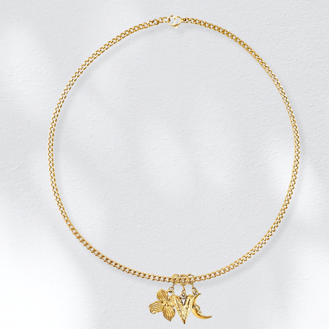 Adhara Cuban Chain Necklace - HoneyBug