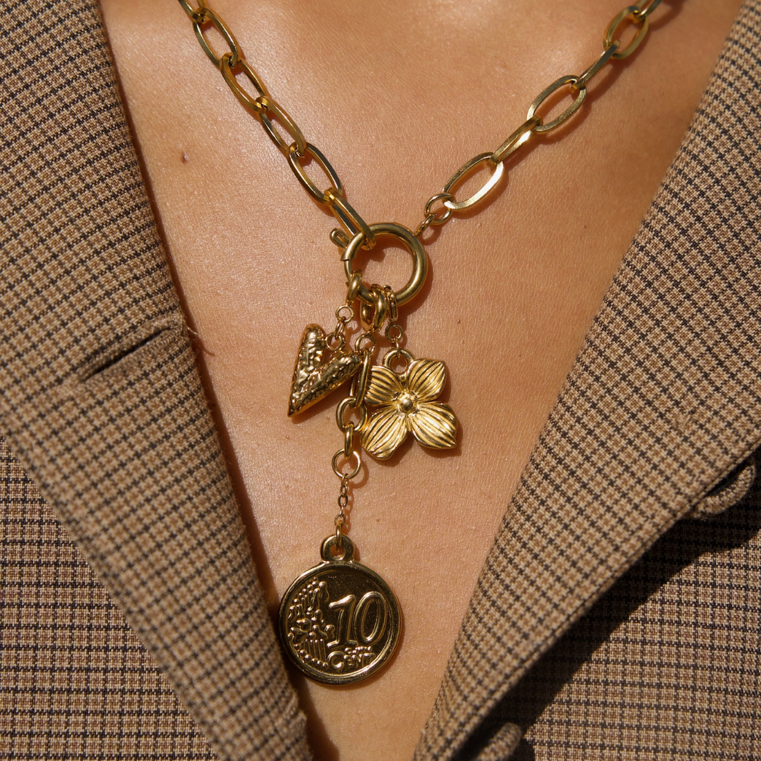 Emma Flower Charm - HoneyBug