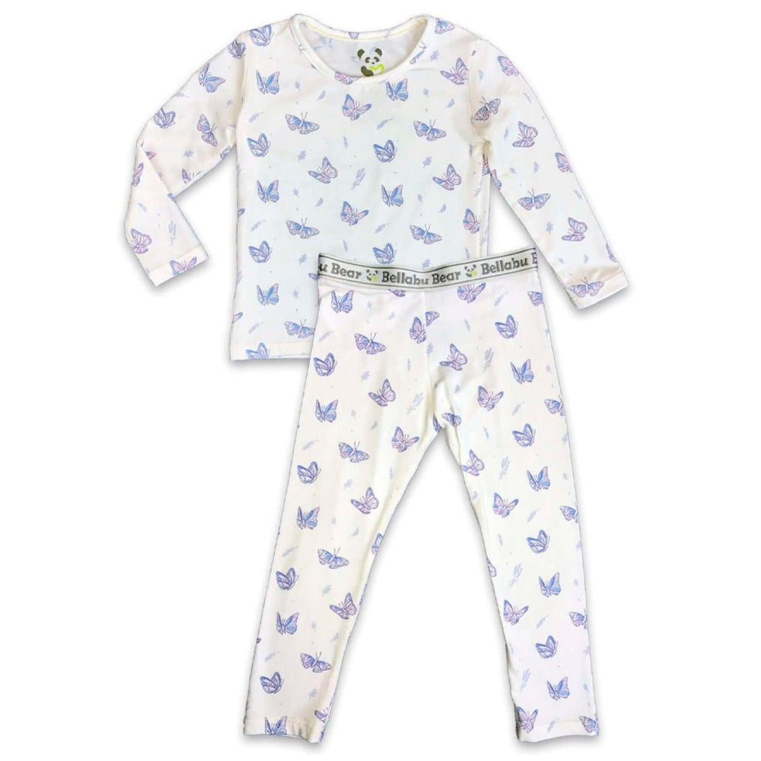 Butterfly Bamboo Kids Pajamas - HoneyBug