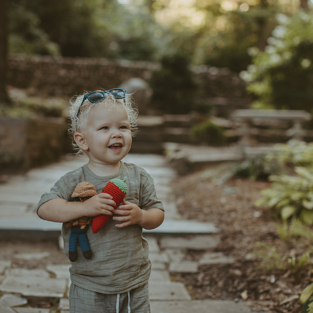 Cowboy Rattle with Hat - HoneyBug
