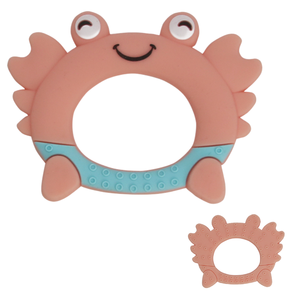 Crab Silicone Teething Toy - HoneyBug