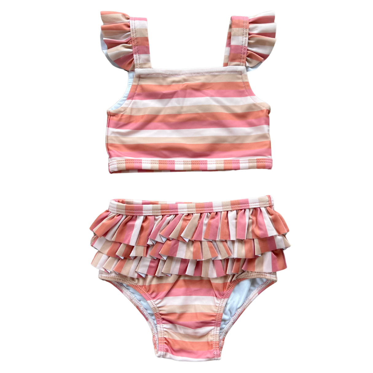 Girl's Two-Piece Swim Set - HoneyBug