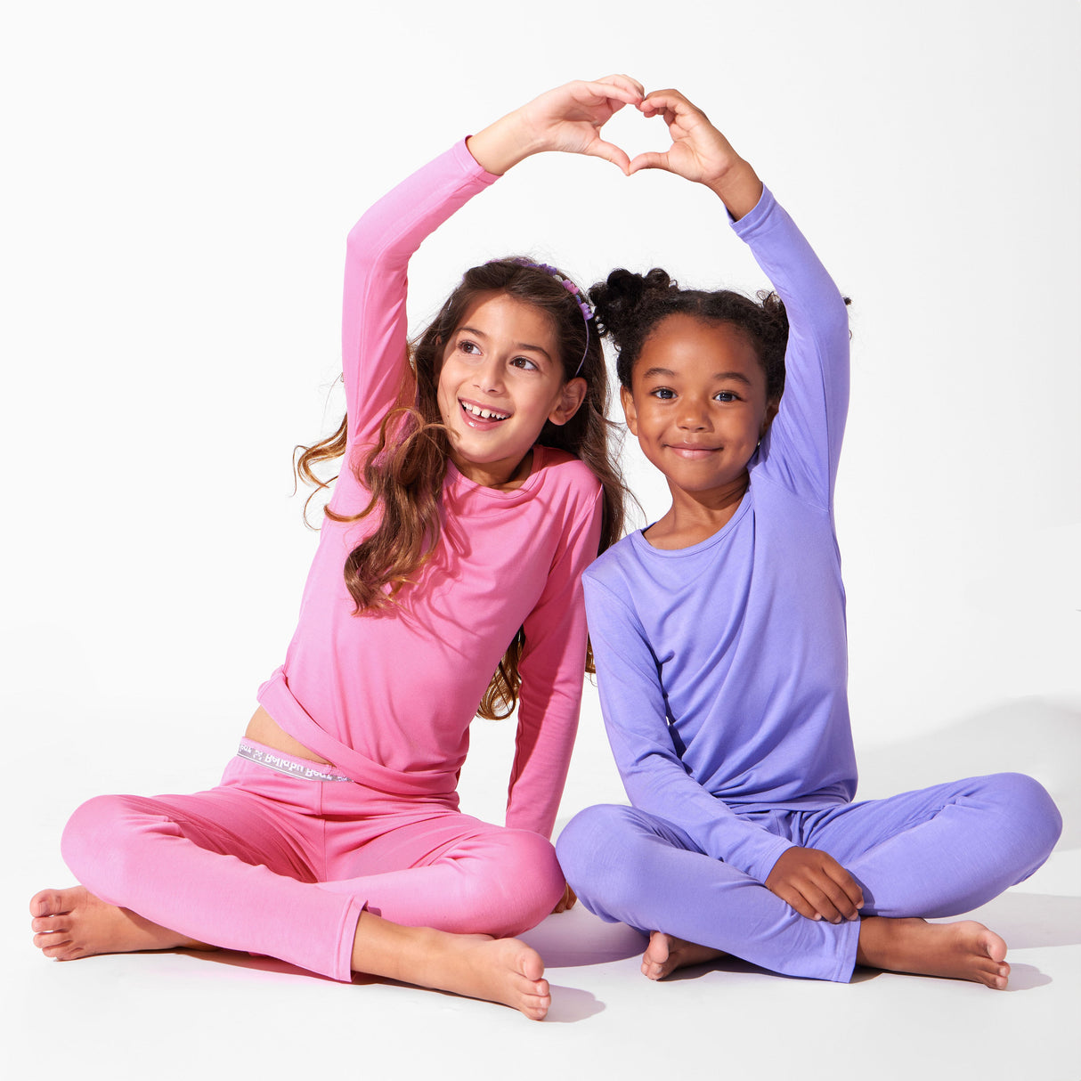 Bubblegum Pink Bamboo Kids Pajamas - HoneyBug