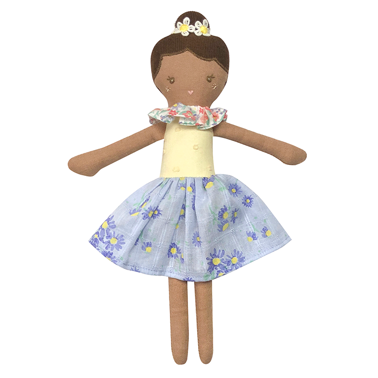 Megane Flower Linen Doll - HoneyBug