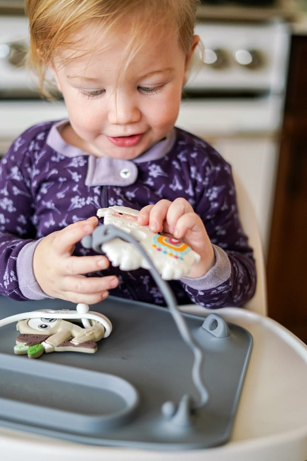 Alpaca Silicone Teething Toy - HoneyBug