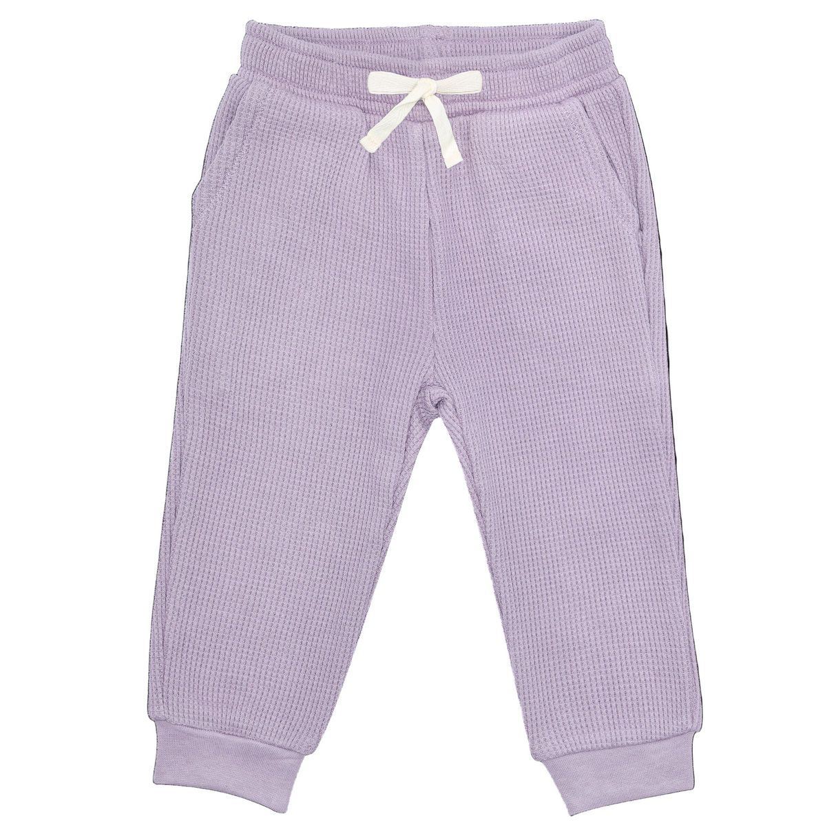 Waffle Joggers - Lavender - HoneyBug